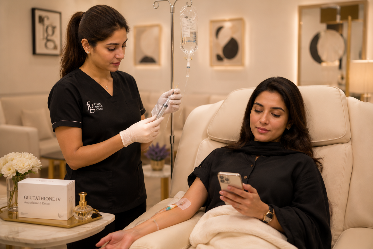 Glutathione injections consultation in Karachi