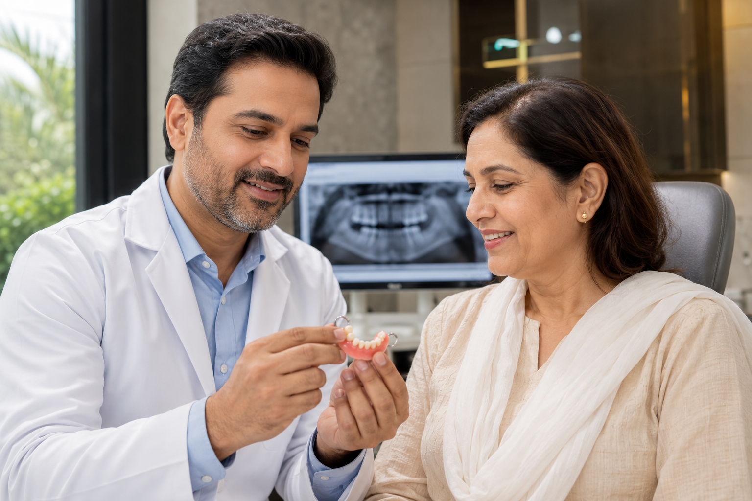 Partial dentures consultation at FG Cosmo Dental Clinic Karachi