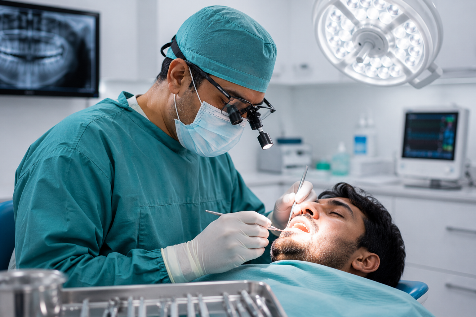 Surgical tooth extraction care in Karachi