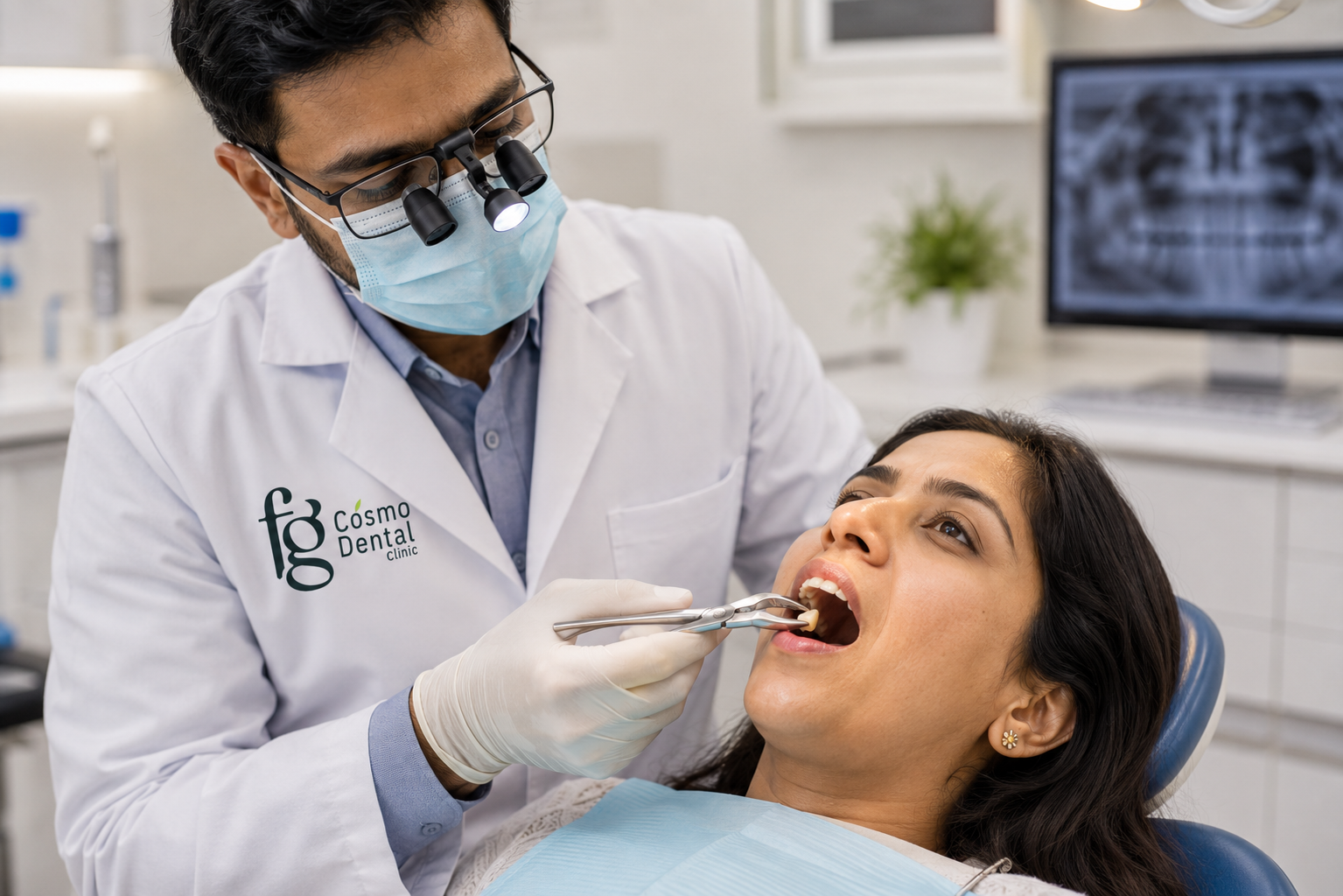 Dental crown consultation at FG Cosmo Dental Clinic Karachi
