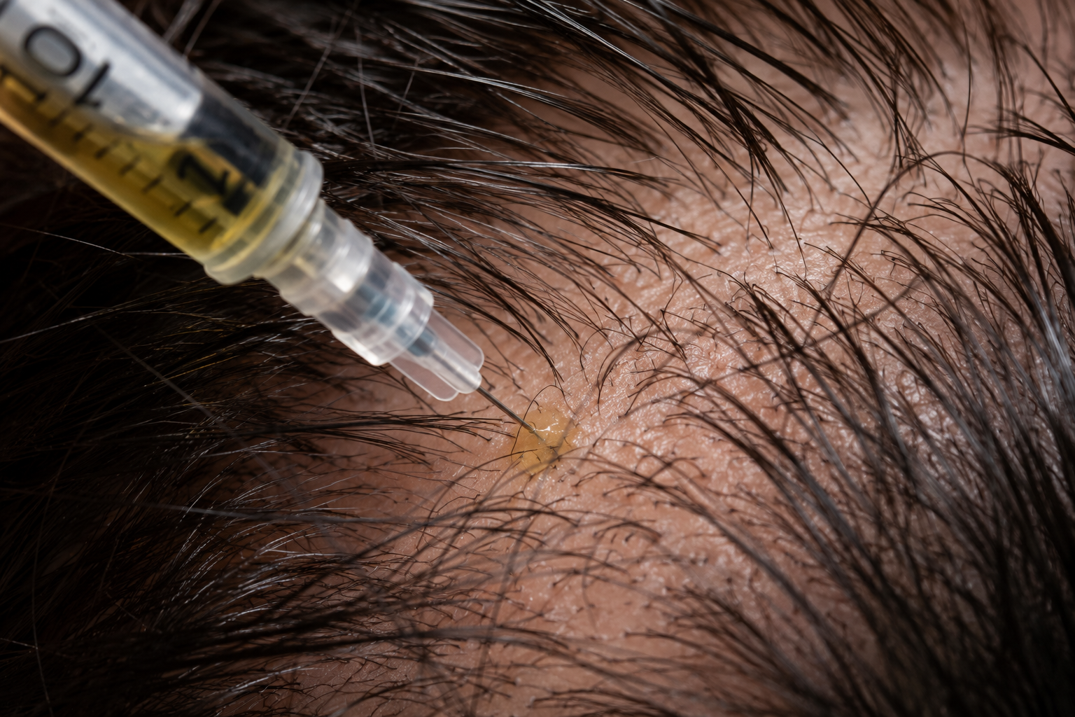 Hair PRP scalp treatment at FG Cosmo Dental Clinic Karachi
