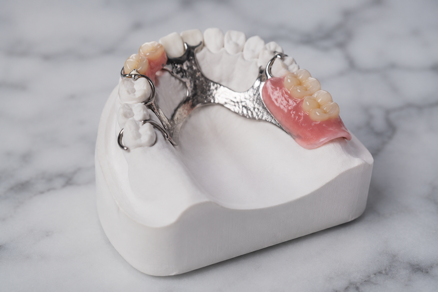Partial denture treatment at FG Cosmo Dental Clinic Karachi